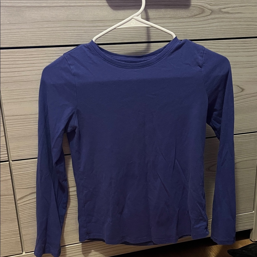Kids Blue Long Sleeve Shirt